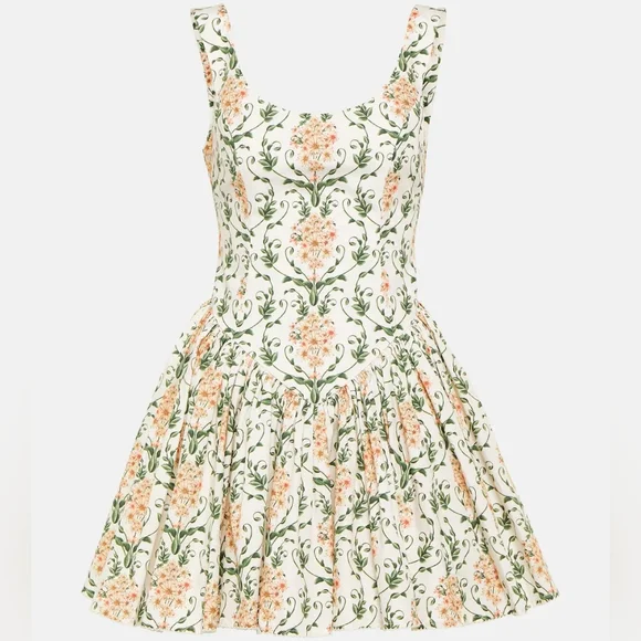 AGUA BY AGUA BENDITA Pluma floral corset cotton dress - Picture 5 of 13